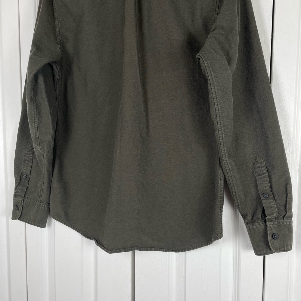 Everlane Oxford Poplin Button Up Long Sleeve Shirt Men’s M Green Classic Cotton - Picture 8 of 13